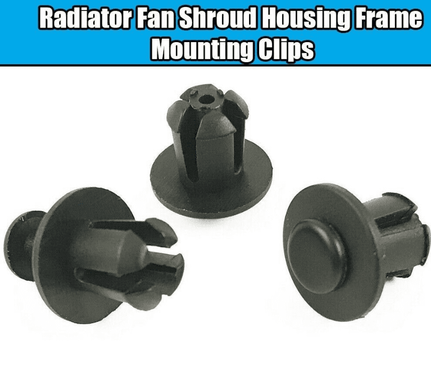 10x Mounting Clips for BMW E53 X5 E83 X3 E85 E86 Z4 Radiator Fan Housing Frame