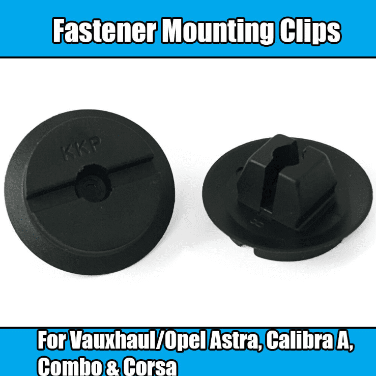 10x Mounting Clips for Vauxhall Opel Astra Calibra A Combo Corsa Black Plastic