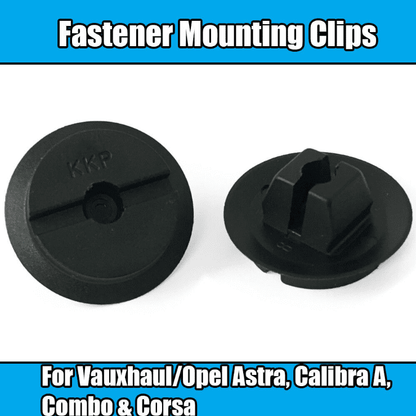 10x Mounting Clips for Vauxhall Opel Astra Calibra A Combo Corsa Black Plastic