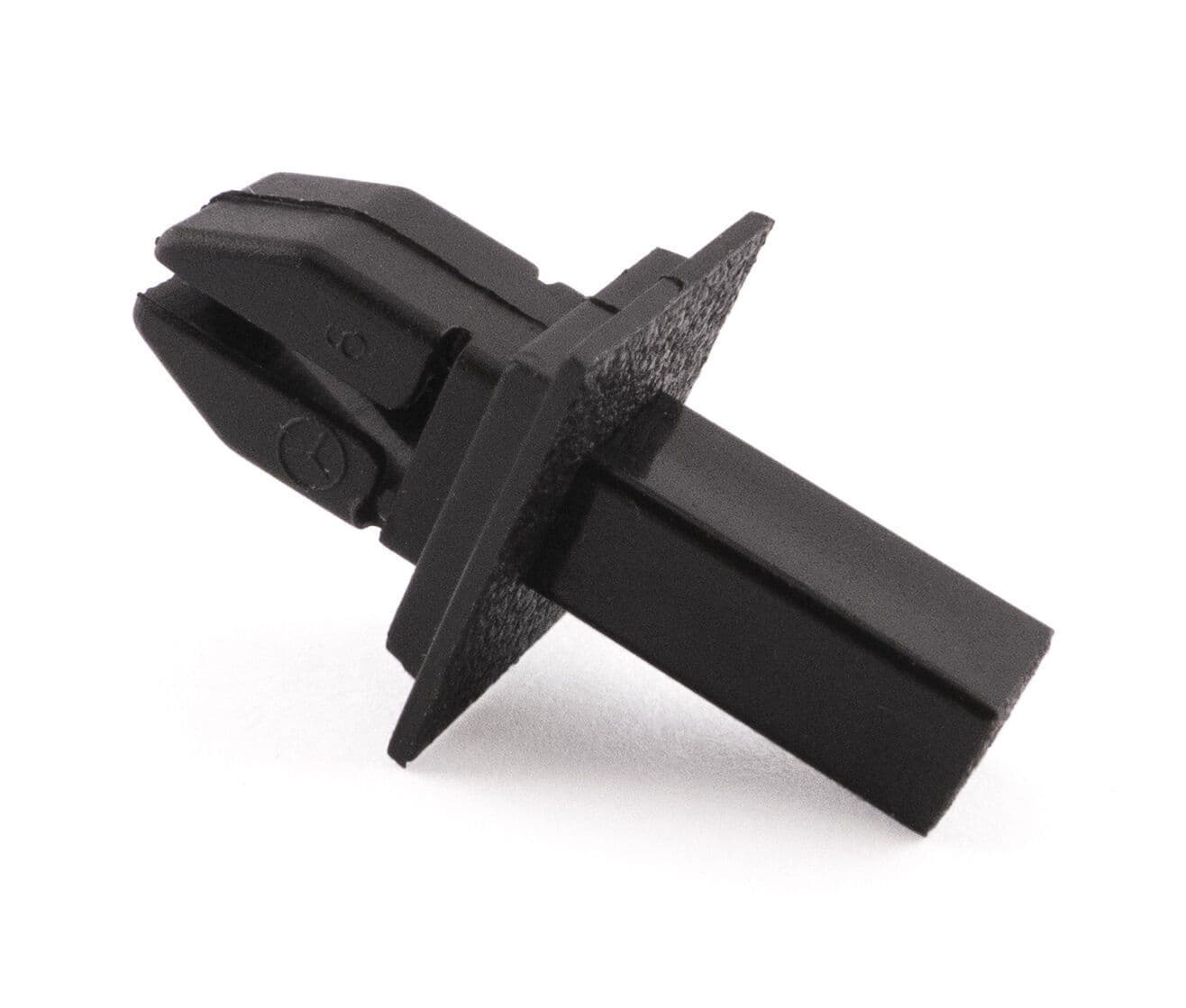 10x Mounting Trim Rivet Clips for Mercedes W123 Black Plastic Radiator Grille