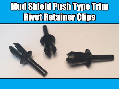 10x Mud Shield Clips for VW Audi Push Type Trim Rivets Retainer C15 16186729901C
