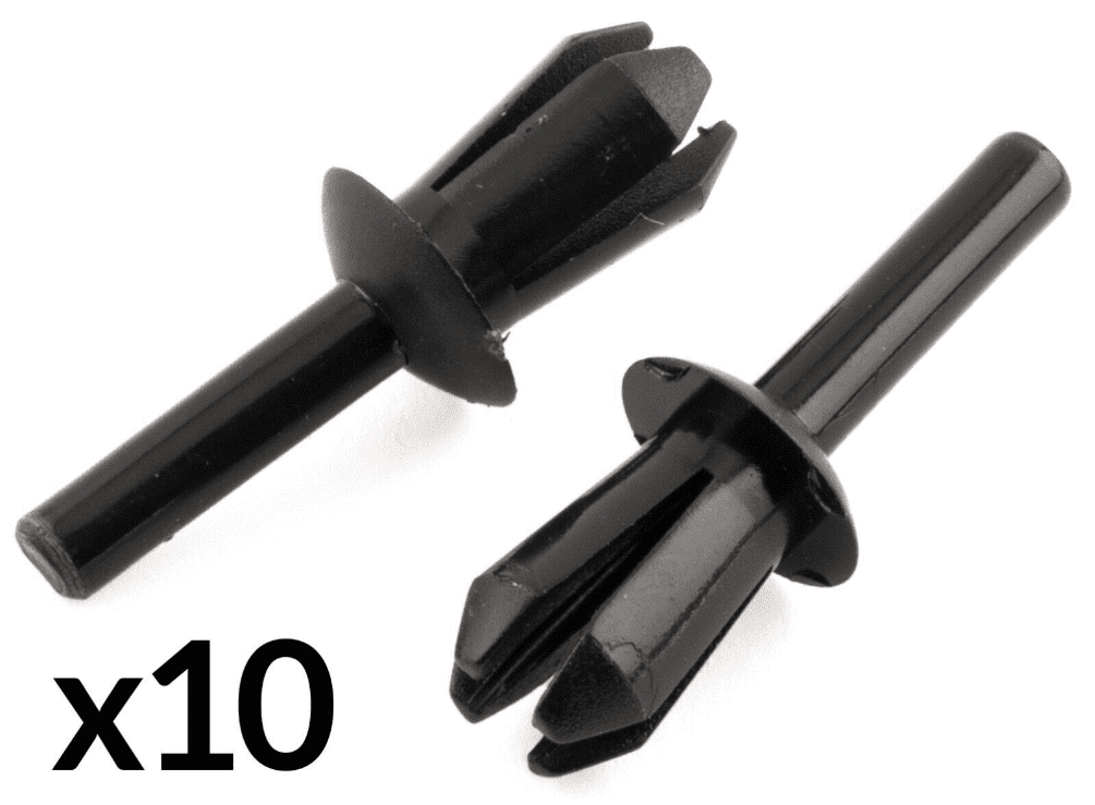 10x Mud Shield Clips for VW Audi Push Type Trim Rivets Retainer C15 16186729901C