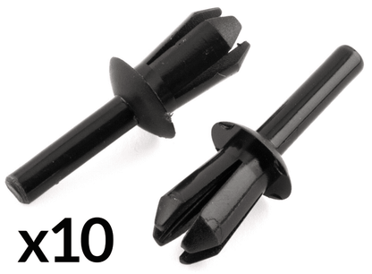 10x Mud Shield Clips for VW Audi Push Type Trim Rivets Retainer C15 16186729901C