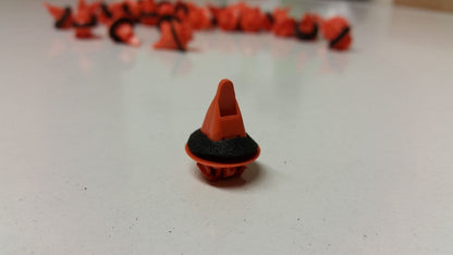 10x New Clips for Toyota Land Cruiser Prado Wheel Arch Trim Orange Plastic