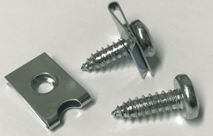 10x No.6 19mm 3/4" Steel Pozi Pan Self Tapping Screw & M6 Speed U Nut Set Kit