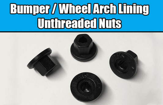 10x Nuts for Audi A4 A8 Plastic Unthreaded 4mm Hole Engine Undertray Splashguard