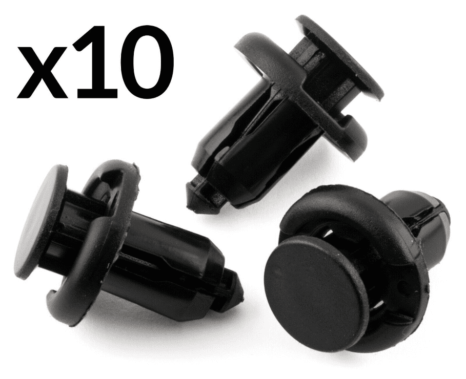 10x Plastic Rivet Fastener Clips Bumper Grills Side Skirts for Honda & Toyota