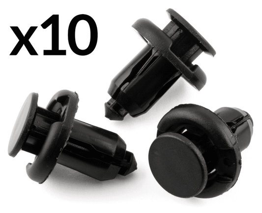 10x Plastic Rivet Fastener Clips Bumper Grills Side Skirts for Honda & Toyota