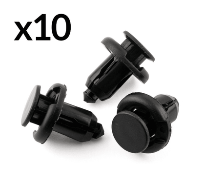 10x Plastic Rivet Fastener Clips Bumper Grills Side Skirts for Honda & Toyota