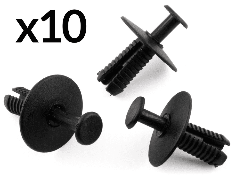 10x Plastic Trim Clip Expanding Rivet Skirts Sills Bumper Cover for BMW & Mini