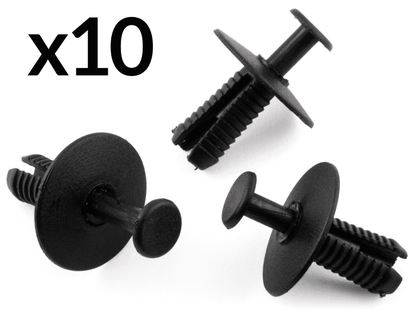 10x Plastic Trim Clip Expanding Rivet Skirts Sills Bumper Cover for BMW & Mini