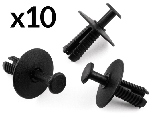 10x Plastic Trim Clip Expanding Rivet Skirts Sills Bumper Cover for BMW & Mini