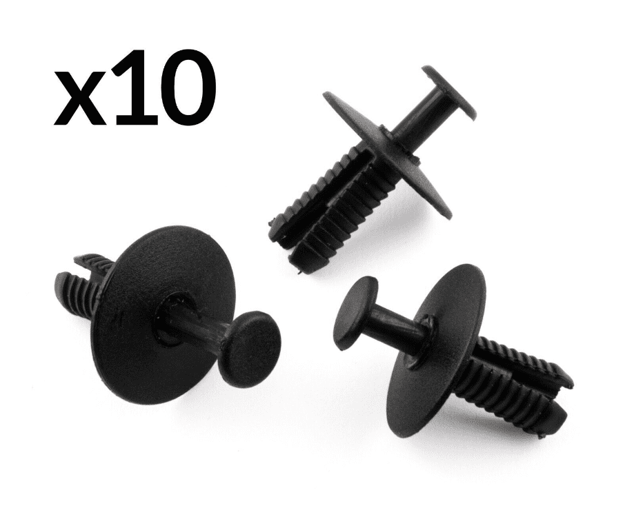 10x Plastic Trim Clip Expanding Rivet Skirts Sills Bumper Cover for BMW & Mini