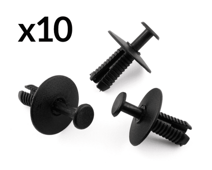 10x Plastic Trim Clip Expanding Rivet Skirts Sills Bumper Cover for BMW & Mini