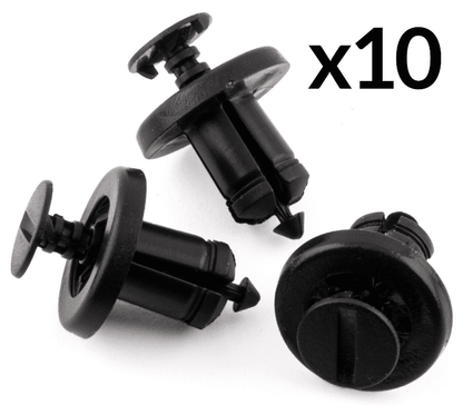 10x Plastic Trim Clips Bumpers  Wheel Arch 01515-00Qab for Nissan K12 Qashqai