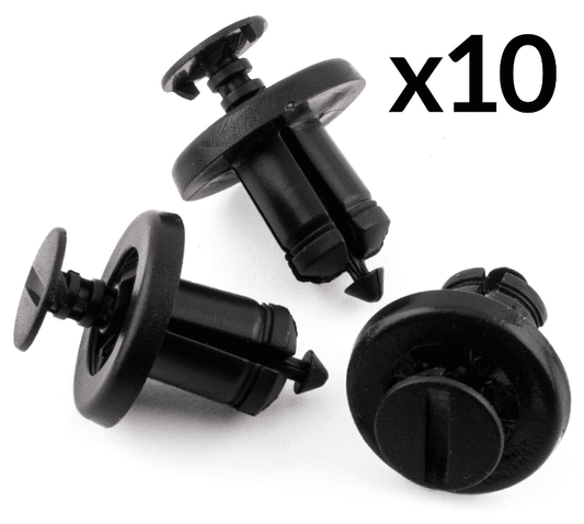 10x Plastic Trim Clips Bumpers  Wheel Arch 01515-00Qab for Nissan K12 Qashqai