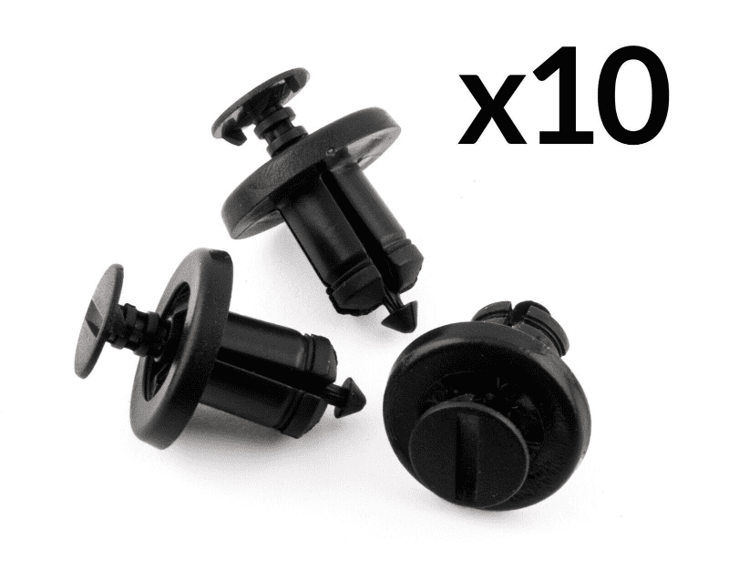 10x Plastic Trim Clips Bumpers  Wheel Arch 01515-00Qab for Nissan K12 Qashqai