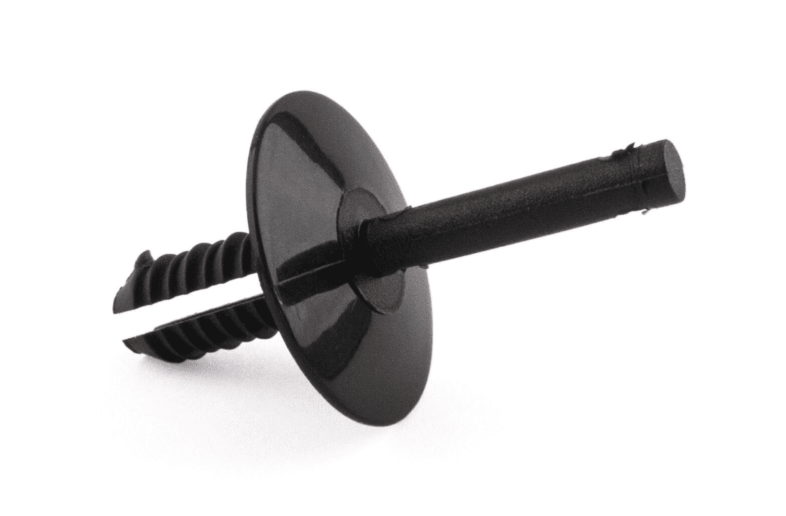 10x Plastic Trim Rivet Retainer Cover Expansion Clips Black for BMW E34 E36 E38