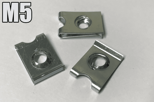 10x Speed Fasteners Metric Size M5 U Clips Auto Captive Nut Clip Self Tapping