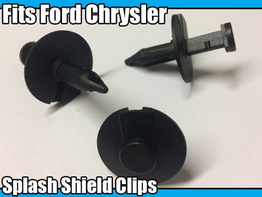 10x Splash Shield Fascia Bumper Cover Trim Clips for Ford Chrysler Undercarriage