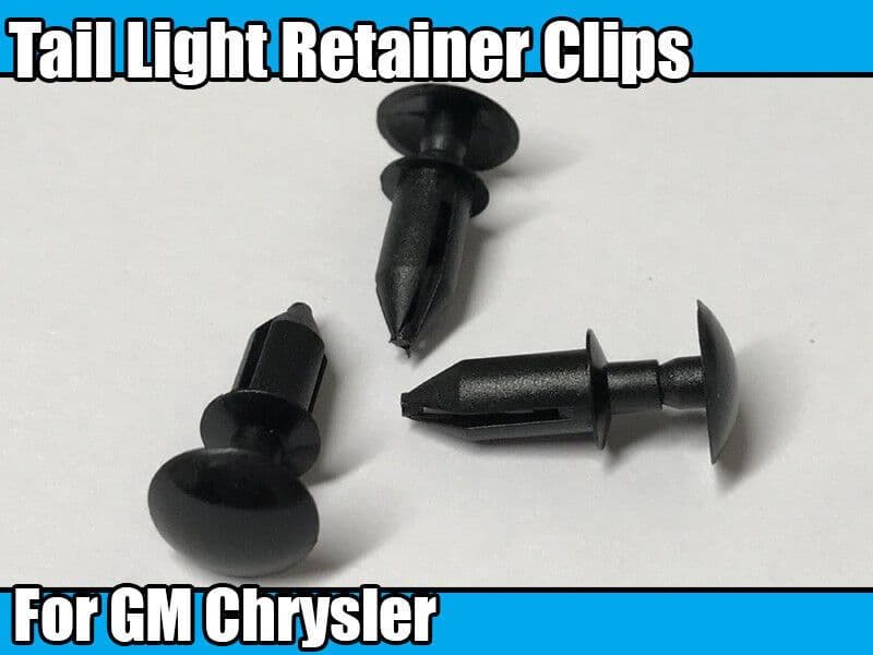 10x Tail Light Retainer Trim Clips for GM Chrysler 16500308 6500787 A14016 Black