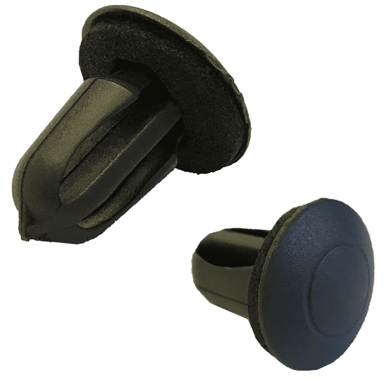 10x Tailgate Door Panel Card Trim Seal Clips Black Plastic for Fiat 735500166