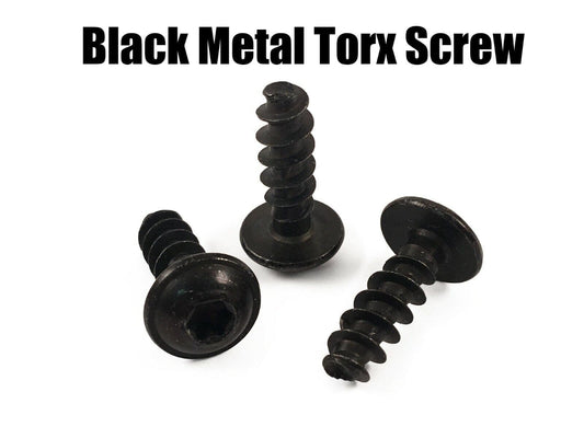 10x Torx Screws for 6X18mm Star Head Black Metal