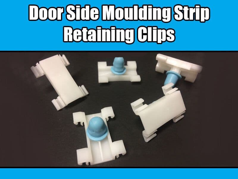 10x Trim Clips for BMW 5 7 E38 E39 Side Moulding Door White Plastic 90590995