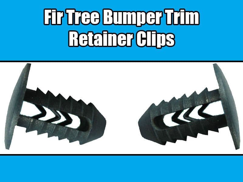 10x Trim Clips for Fiat Bumper Retainer Dark Grey Fir Tree 1300433670