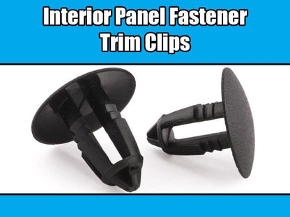 10x Trim Clips for Ford Escort Orion Fiesta BMW Panel Fastener Black Plastic