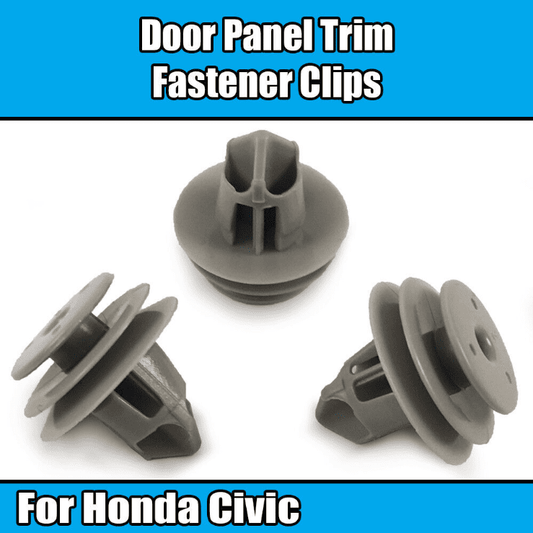 10x Trim Clips for Honda Civic Cr-V Interior Door Card Panel Grey 91560-Slj-J01