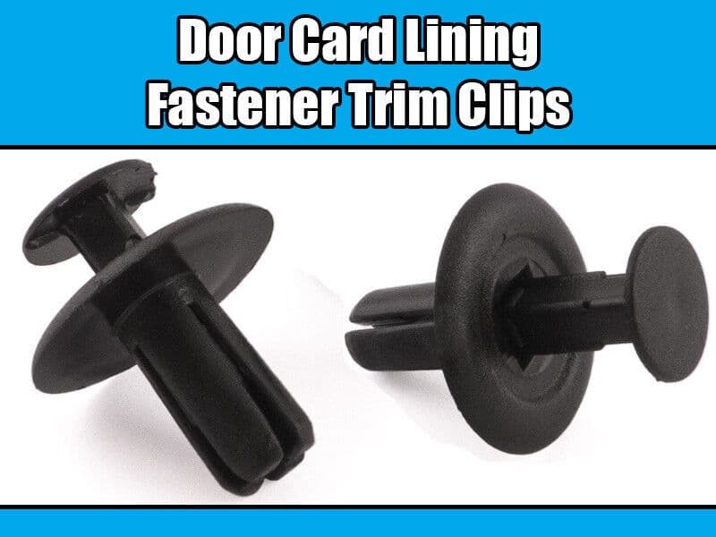 10x Trim Clips for Honda Nissan Toyota Mazda Fascia Plastic Liner Card