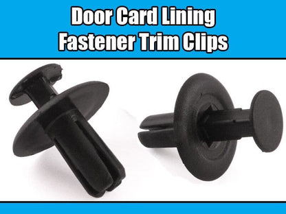 10x Trim Clips for Honda Nissan Toyota Mazda Fascia Plastic Liner Card