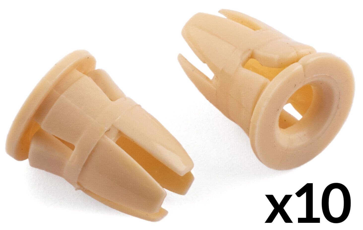10x Trim Clips for Mercedes Moulding Grommet 9mm Screw Hole Plug Oem 0019887681