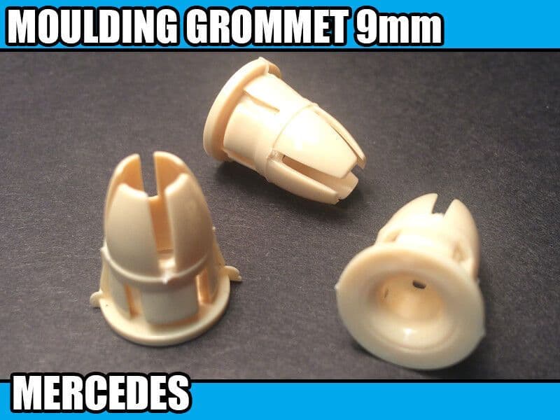 10x Trim Clips for Mercedes Moulding Grommet 9mm Screw Hole Plug Oem 0019887681
