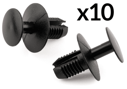 10x Trim Clips for Mitsubishi Toyota Volvo Engine Under Tray Wheel Arch Plastic