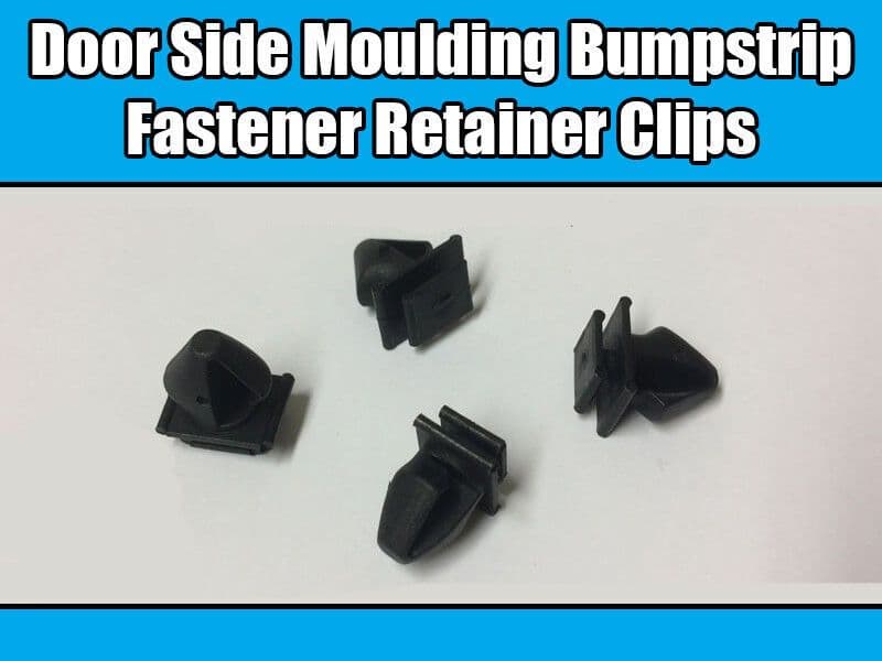 10x Trim Clips for Peugeot 406 Door Side Moulding Bumpstrip Black Plastic