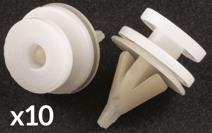 10x Trim Clips for Renault Clio 2 Mk II Kangoo Interior Door Card Panel Fascia