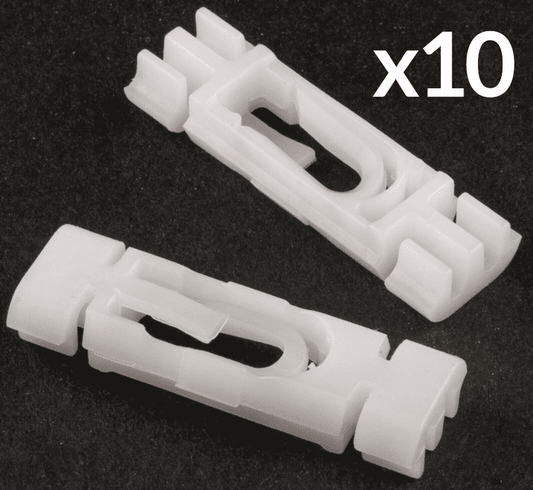 10x Trim Clips for VW Golf 3 Gti Vr6 Roof Gutter Moulding Strip Fastener Plastic