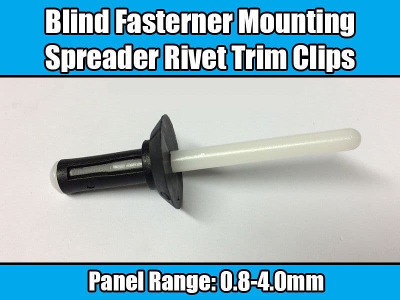 10x Trim Clips Spreader Rivets For Chrysler  Range 0.8-4.0mm