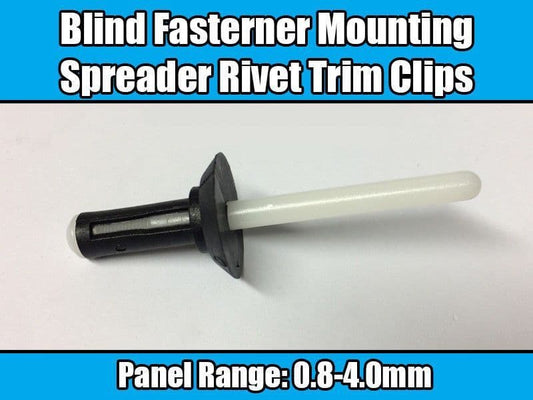 10x Trim Clips Spreader Rivets For Chrysler  Range 0.8-4.0mm