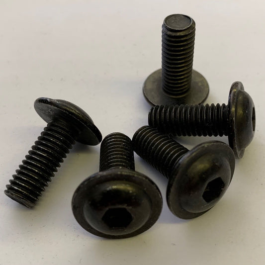 10x Universal Black Metal Bolt Screw M8X20mm Allen Key Head Fastener