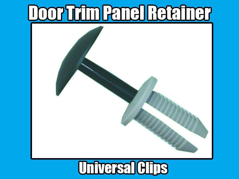 10x Universal Clips for Door Trim Panel Retainer Black Plastic 8.5x20x26mm