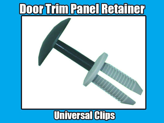10x Universal Clips for Door Trim Panel Retainer Black Plastic 8.5x20x26mm