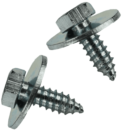 10x Universal Screws for BMW Mercedes Zinc Hex Washer 6.3X20mm Oem A0009906836