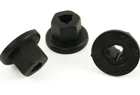 10x Unthreaded Nuts for BMW Series 1, 3 & 5 Plastic Trim Carpet & Sensor Mounts