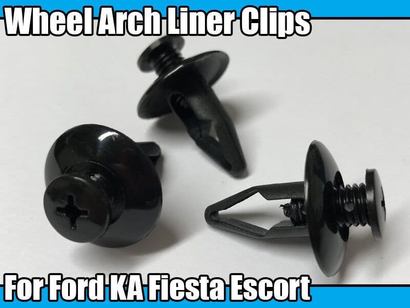 10x Wheel Arch Liner Bumper Fender Clips for Ford Ka Fiesta Escort Galaxy