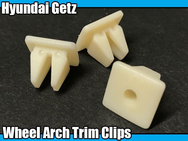 10x Wheel Arch Lining Splash Guard Trim Clips Clamp Grommet for Hyundai Getz