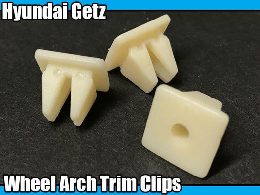 10x Wheel Arch Lining Splash Guard Trim Clips Clamp Grommet for Hyundai Getz