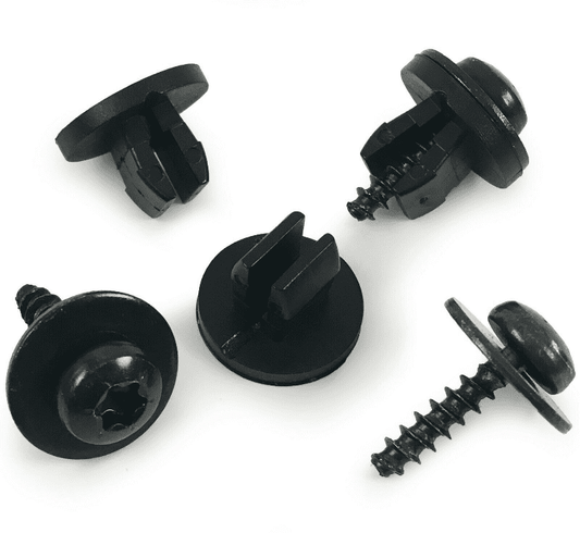 10x Wheel Arch Splash Guard Side Skirt Screw Grommet Fixing Trim Clips for Ford